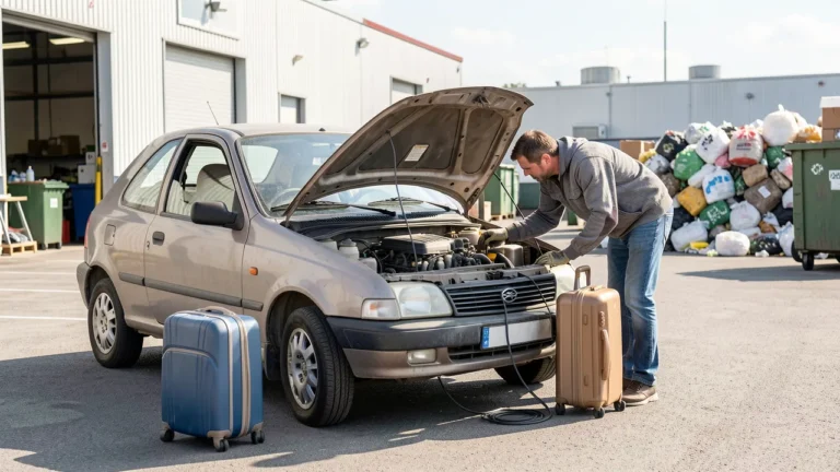 Voiture en fin de vie: vendre, réparer ou envoyer à la casse avant un long voyage
