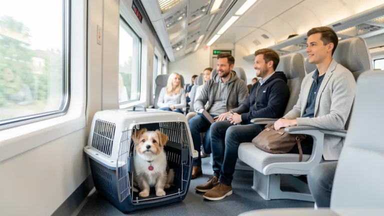 Voyager en train en Europe avec son animal: règles et astuces par pays